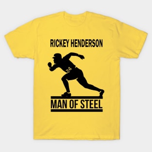 Black Version - Rickey Henderson T-Shirt